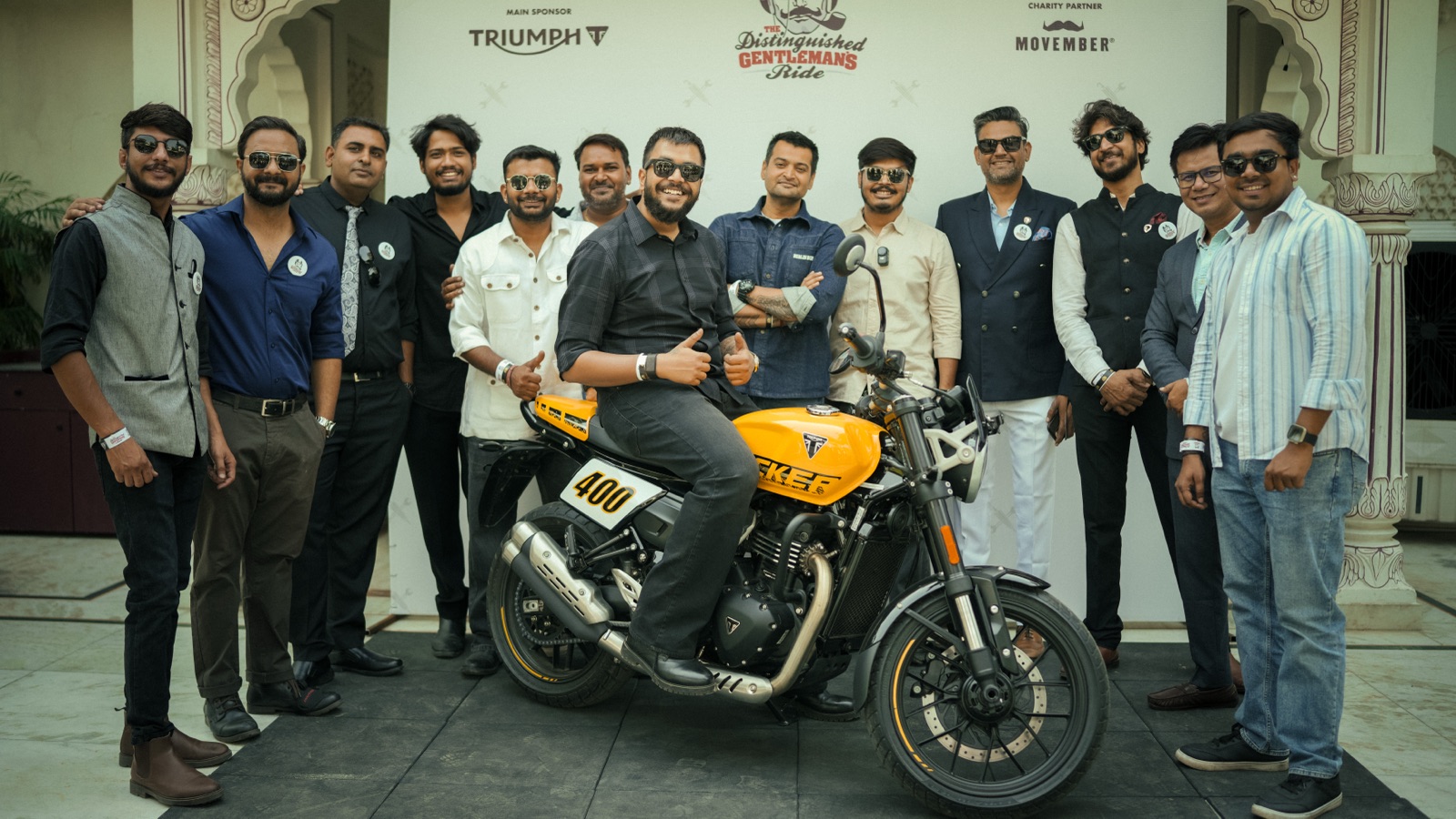 Maverick riders featured at an awards event